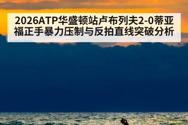 2026ATP华盛顿站卢布列夫2-0蒂亚福正手暴力压制与反拍直线突破分析